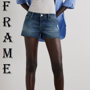 NWOT FRAME LE CUT OFF DENIM SHORTS